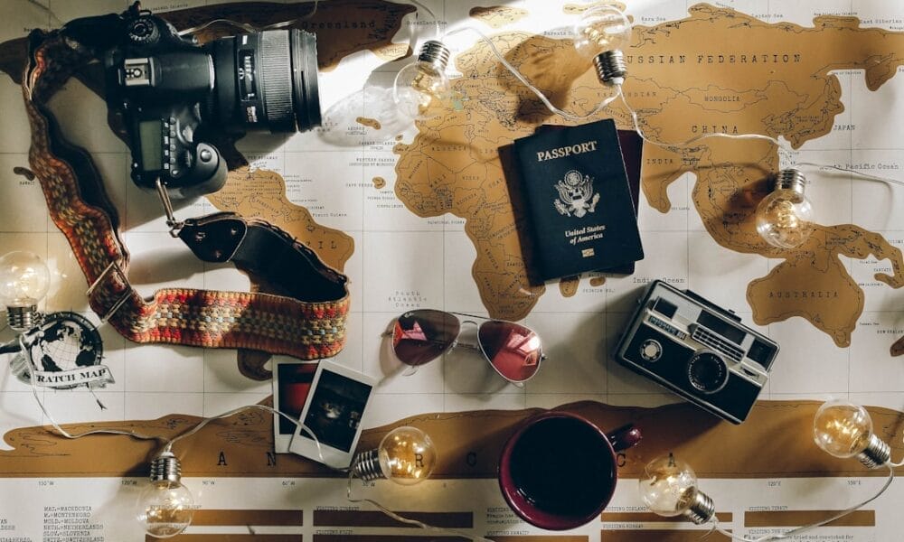 Photo Passport and map